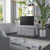 Mueble de TV madera contrachapada gris Sonoma 80x34x36 cm