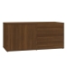 Mueble de TV madera contrachapada roble marrón 80x34x36 cm