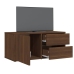 Mueble de TV madera contrachapada roble marrón 80x34x36 cm