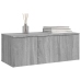 Mueble de TV madera contrachapada gris Sonoma 80x34x30 cm