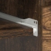Escritorio de madera contrachapada roble ahumado 90x45x76 cm