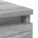 Escritorio de madera contrachapada gris Sonoma 90x45x76 cm