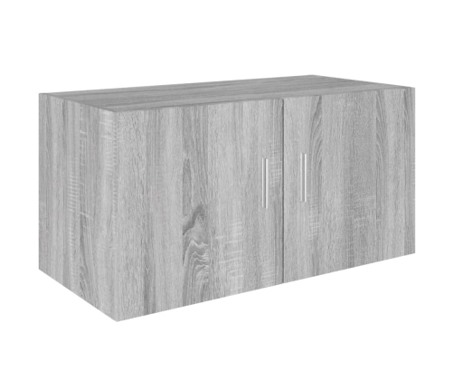 Armario de pared madera de ingeniería gris Sonoma 80x39x40 cm