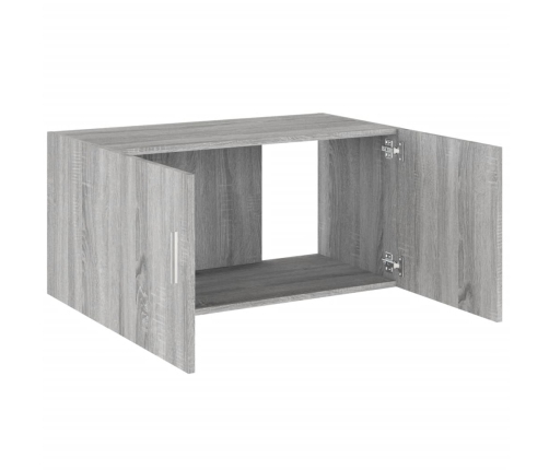 Armario de pared madera de ingeniería gris Sonoma 80x39x40 cm