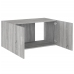 Armario de pared madera de ingeniería gris Sonoma 80x39x40 cm