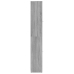 Armario de baño madera contrachapada gris Sonoma 30x30x183,5 cm