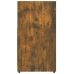 Armario de baño madera contrachapada roble ahumado 60x33x60 cm