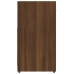 Armario de baño madera contrachapada marrón roble 60x33x60 cm