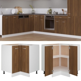 Armario cocina madera ingeniería roble marrón 75,5x75,5x81,5 cm