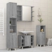 Armario de baño madera contrachapada gris Sonoma 30x30x95 cm