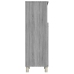 Armario de baño madera contrachapada gris Sonoma 30x30x95 cm