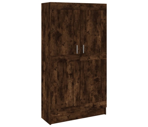 vidaXL Armario libros madera contrachapada roble humo 82,5x30,5x150 cm