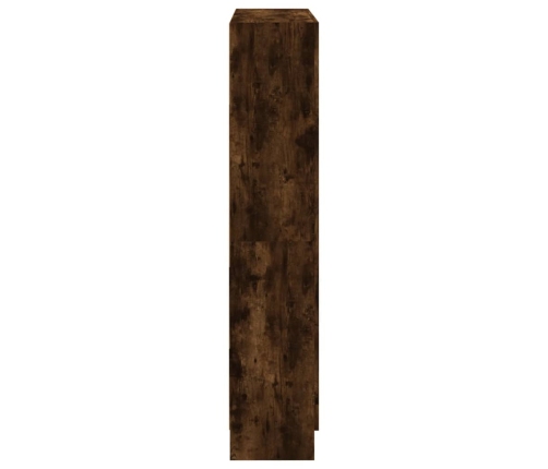 vidaXL Armario libros madera contrachapada roble humo 82,5x30,5x150 cm