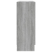 Vitrina de madera contrachapada gris sonoma 82,5x30,5x80 cm