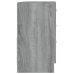 Armario para lavabo madera contrachapada gris Sonoma 63x30x54cm