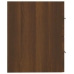 Mueble lavabo madera contrachapada roble marrón 60x38,5x48 cm