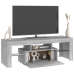 Mueble de TV con luces LED gris Sonoma 120x35x40 cm