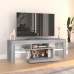 Mueble de TV con luces LED gris Sonoma 120x35x40 cm