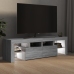 Mueble de TV con luces LED gris Sonoma 140x36,5x40 cm