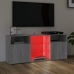 Mueble de TV con luces LED gris Sonoma 120x30x50 cm