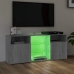 Mueble de TV con luces LED gris Sonoma 120x30x50 cm