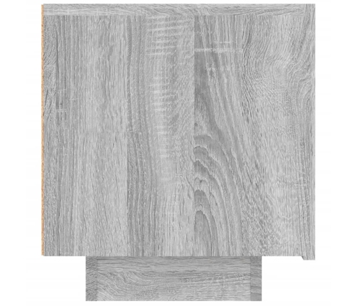 Mueble de TV madera contrachapada gris Sonoma 100x35x40 cm