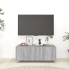 Mueble de TV madera contrachapada gris Sonoma 100x35x40 cm