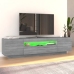 Mueble de TV con luces LED gris Sonoma 160x35x40 cm