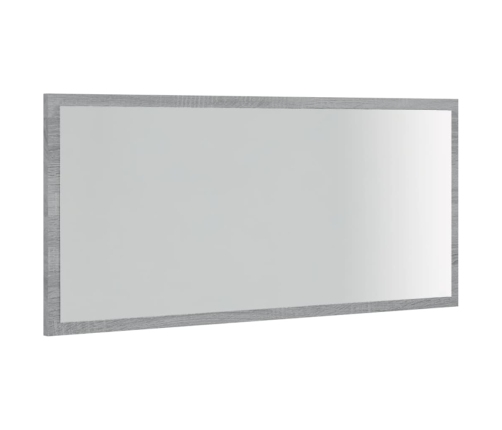 Set de muebles de baño 2 pzas madera contrachapada gris sonoma