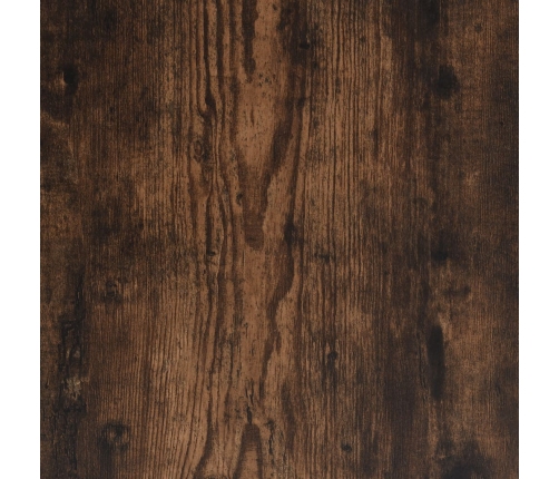 Armario auxiliar madera contrachapada roble ahumado 60x30x50 cm