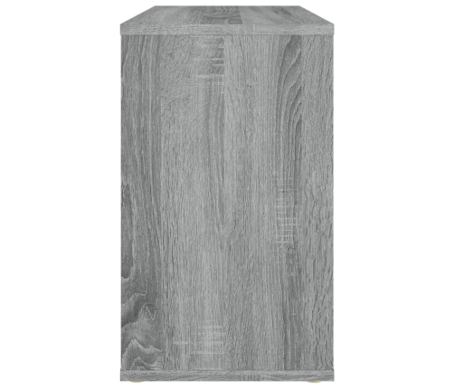 Armario auxiliar madera contrachapada gris Sonoma 60x30x50 cm