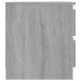 Mesitas de noche 2 uds contrachapado gris Sonoma 50x39x43,5 cm