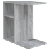 Mesa auxiliar de madera contrachapada gris Sonoma 50x30x50 cm