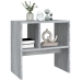 Mesa auxiliar de madera contrachapada gris Sonoma 50x30x50 cm