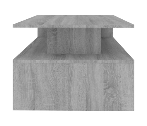 Mesa de centro madera de ingeniería gris Sonoma 90x60x42,5 cm