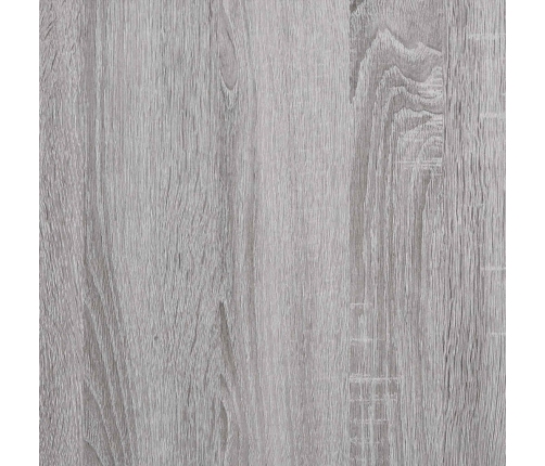Estantes cubo de pared 4 unidades gris sonoma 30x15x30 cm
