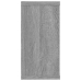 Estante cubo pared 2 uds contrachapada gris Sonoma 100x15x30 cm