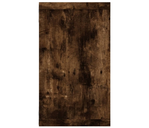 vidaXL Estante cúbico de pared 4 uds madera roble ahumado 80x15x26,5cm