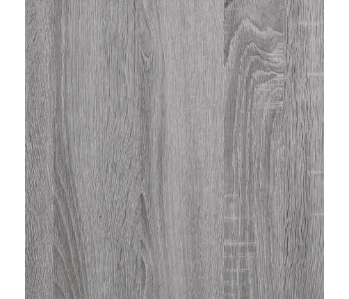 Estante cúbico de pared 2 uds madera gris Sonoma 80x15x26,5cm