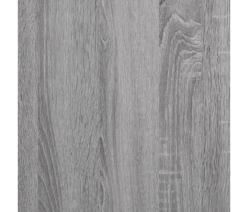 Estante cúbico de pared 4 uds madera gris Sonoma 80x15x26,5 cm