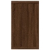 vidaXL Estante cúbico de pared 2 uds madera roble marrón 80x15x26,5 cm