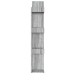 Estantería madera contrachapada gris Sonoma 86x25,5x140 cm