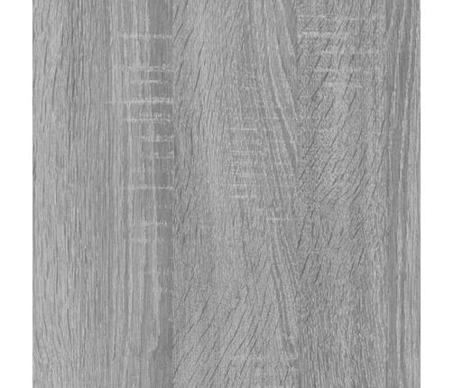 Estantería madera contrachapada gris Sonoma 86x25,5x140 cm