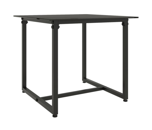 Muebles de jardín con cojines 3 piezas ratán sintético gris
