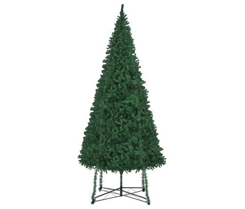 Árbol de Navidad artificial con soporte verde 500 cm