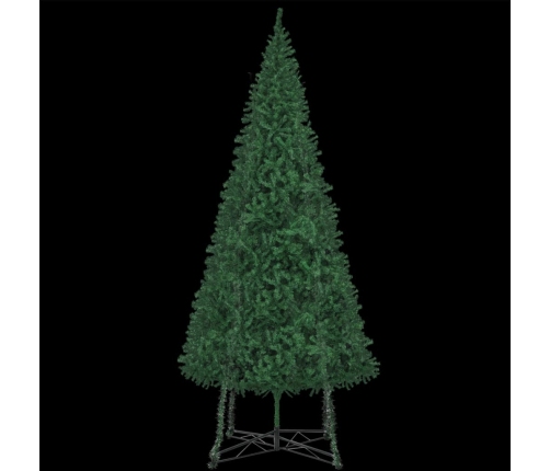 Árbol de Navidad artificial con soporte verde 500 cm