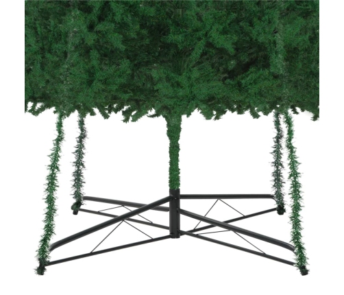 Árbol de Navidad artificial con soporte verde 500 cm