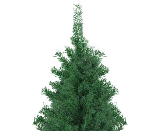 Árbol de Navidad artificial con soporte verde 500 cm