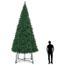 Árbol de Navidad artificial con soporte verde 500 cm