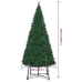 Árbol de Navidad artificial con soporte verde 500 cm